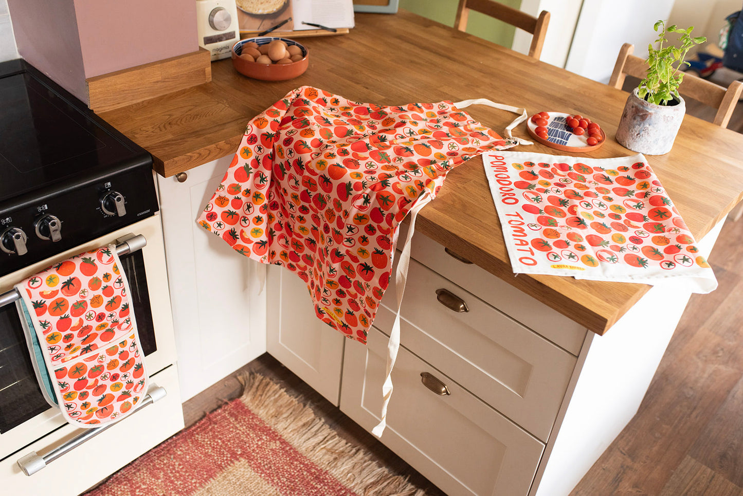 Pomodoro Tomatoes Organic Cotton Apron