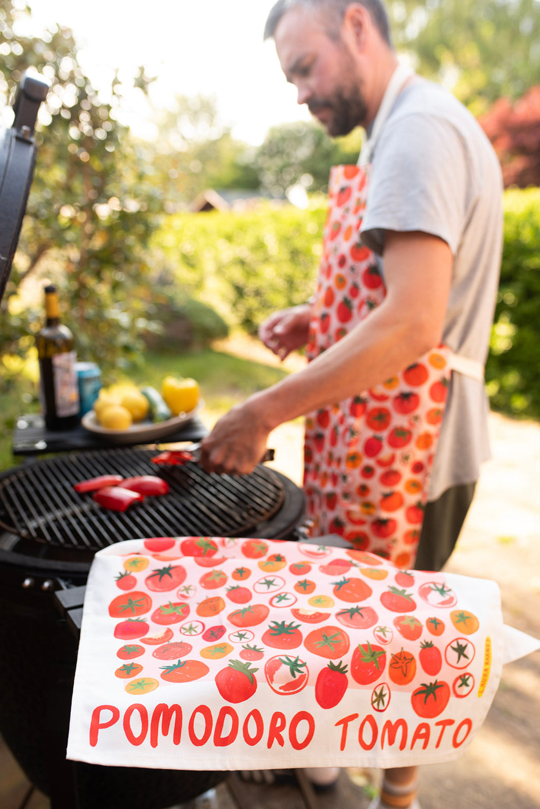 Pomodoro Tomatoes Organic Cotton Apron