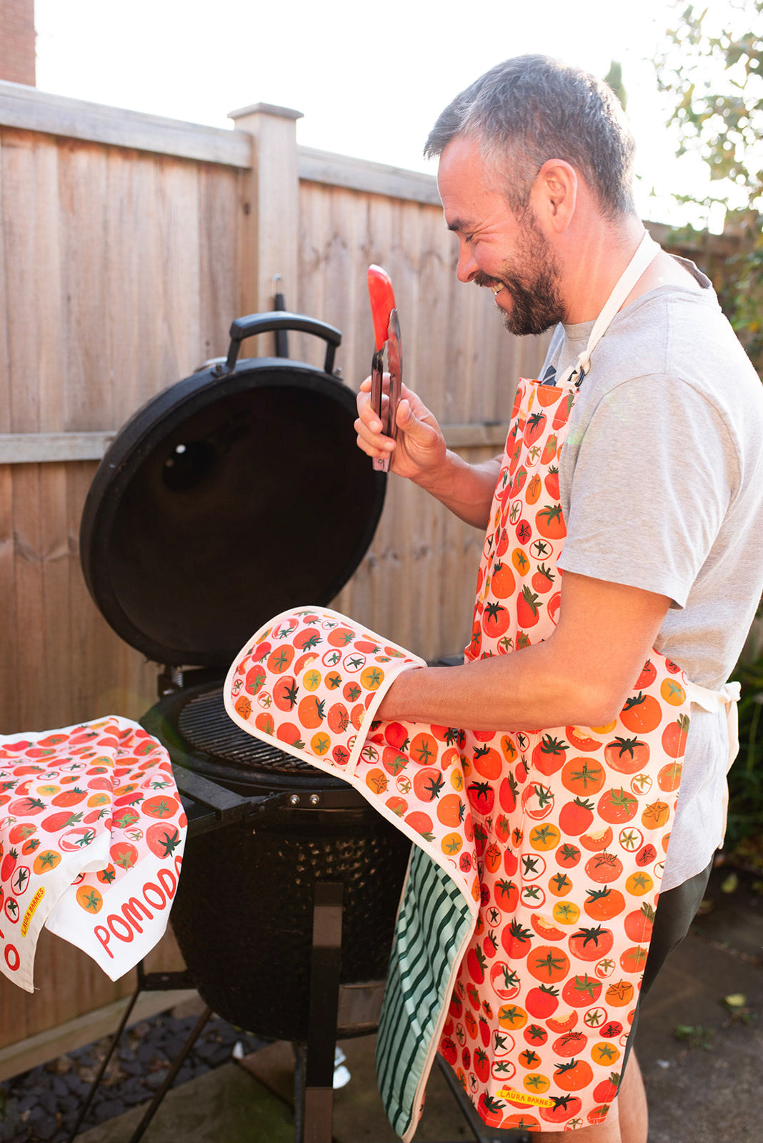 Pomodoro Tomatoes Organic Cotton Apron