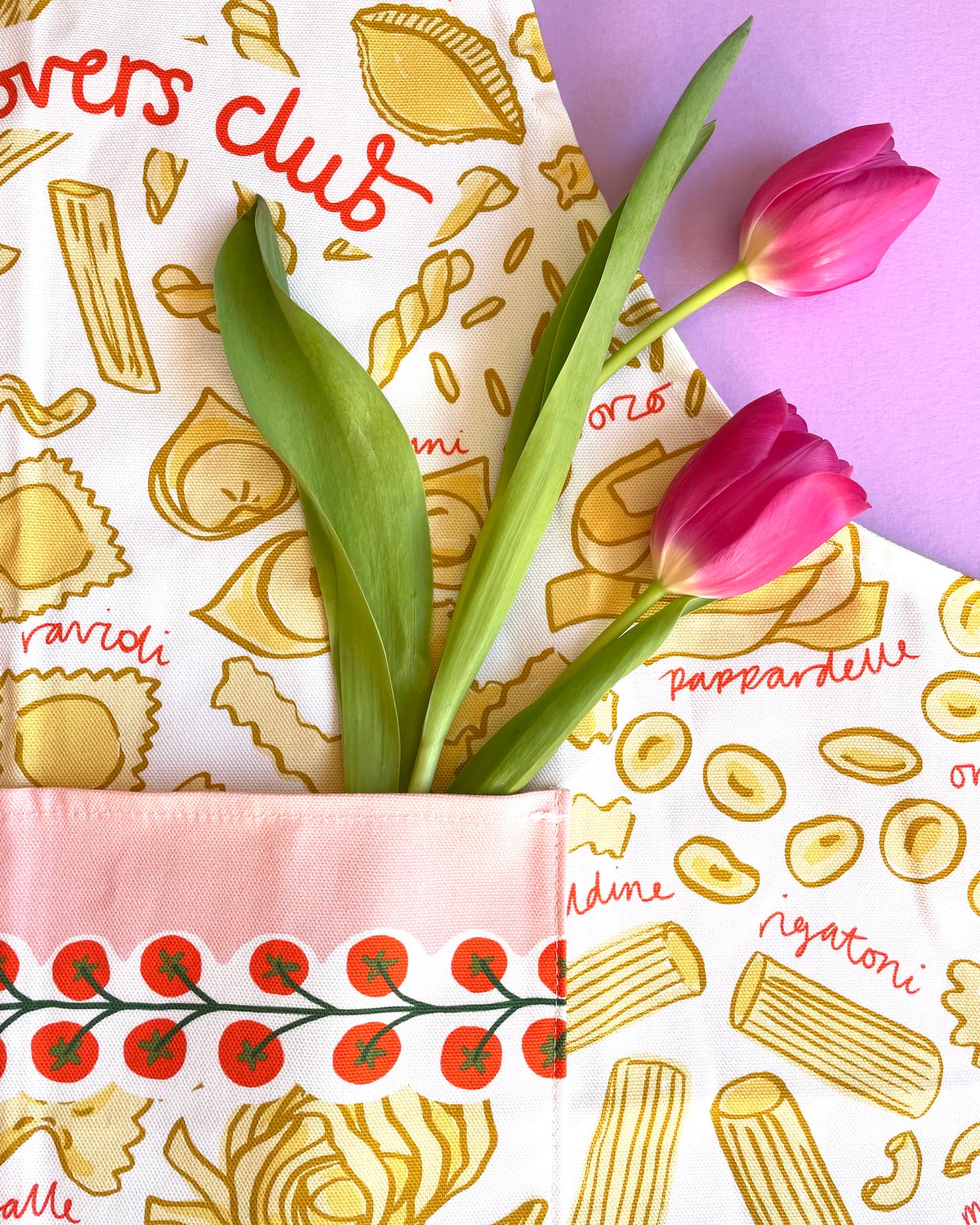 Pasta Lovers Club Organic Cotton Apron