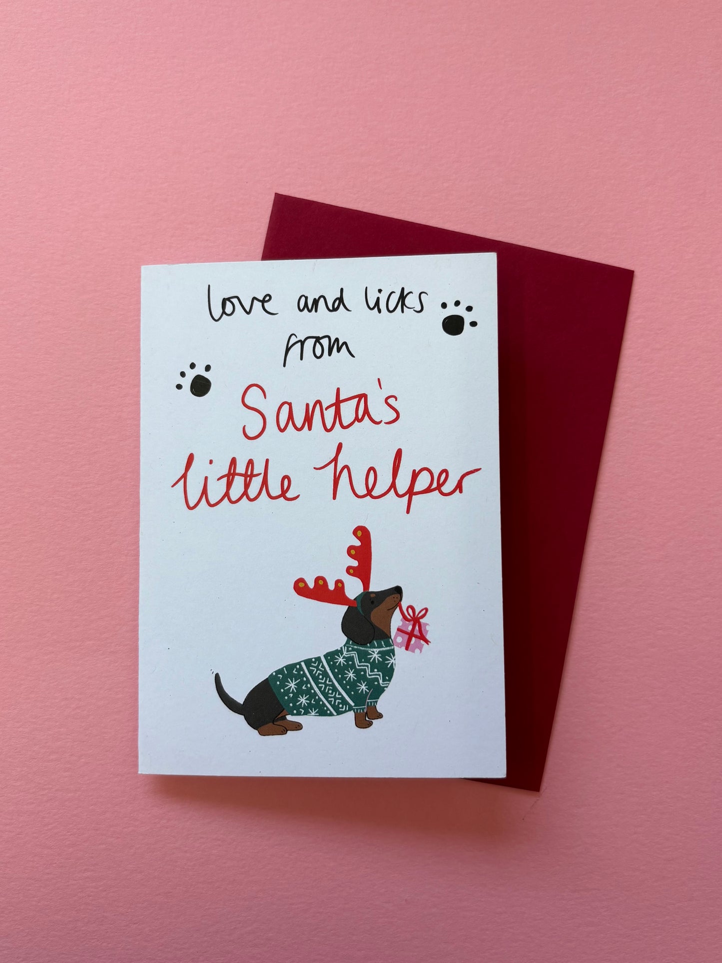 SECONDS - SANTA'S LITTLE HELPER CARD