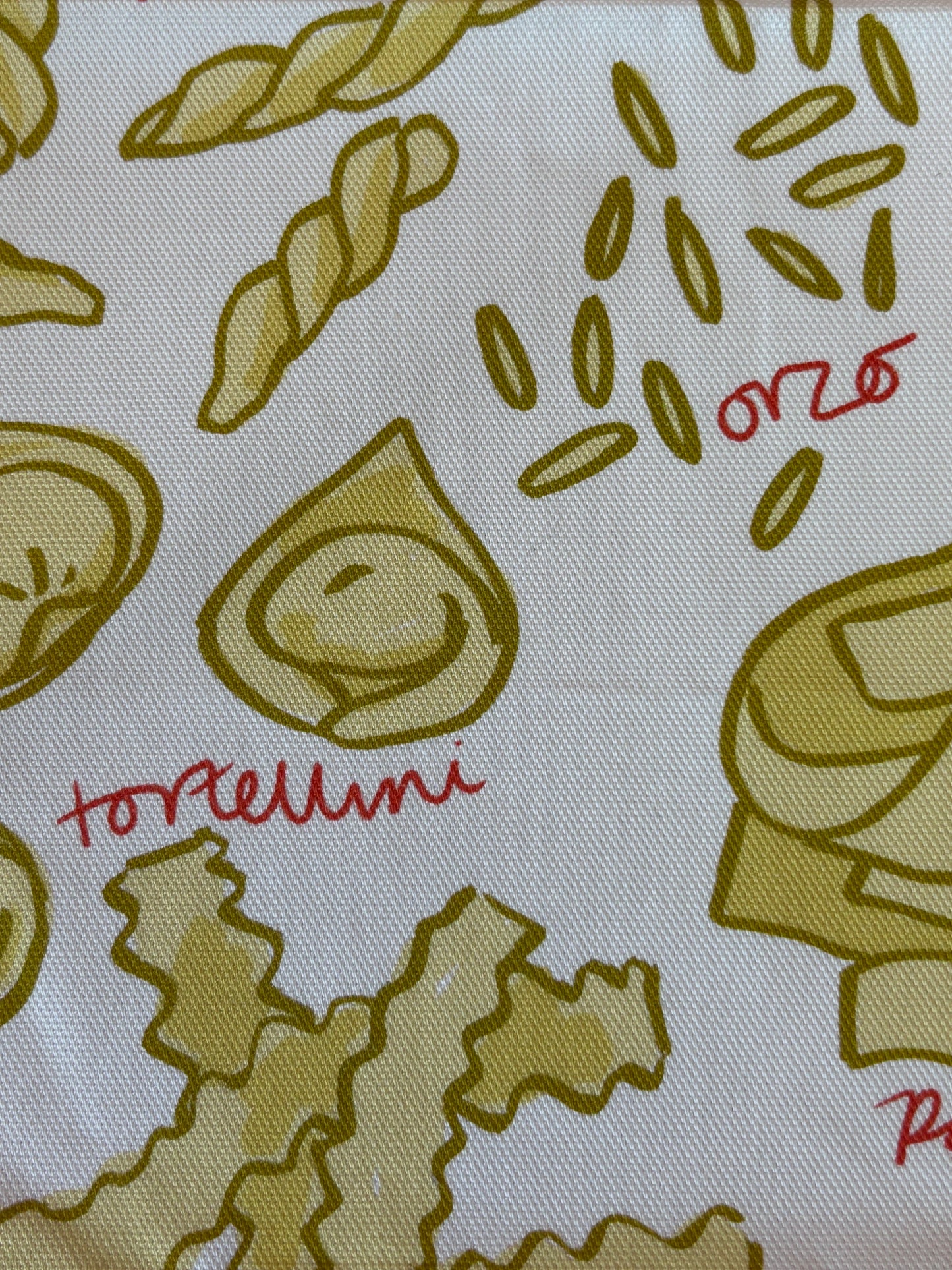 SAMPLE Pasta Lovers Tea towel