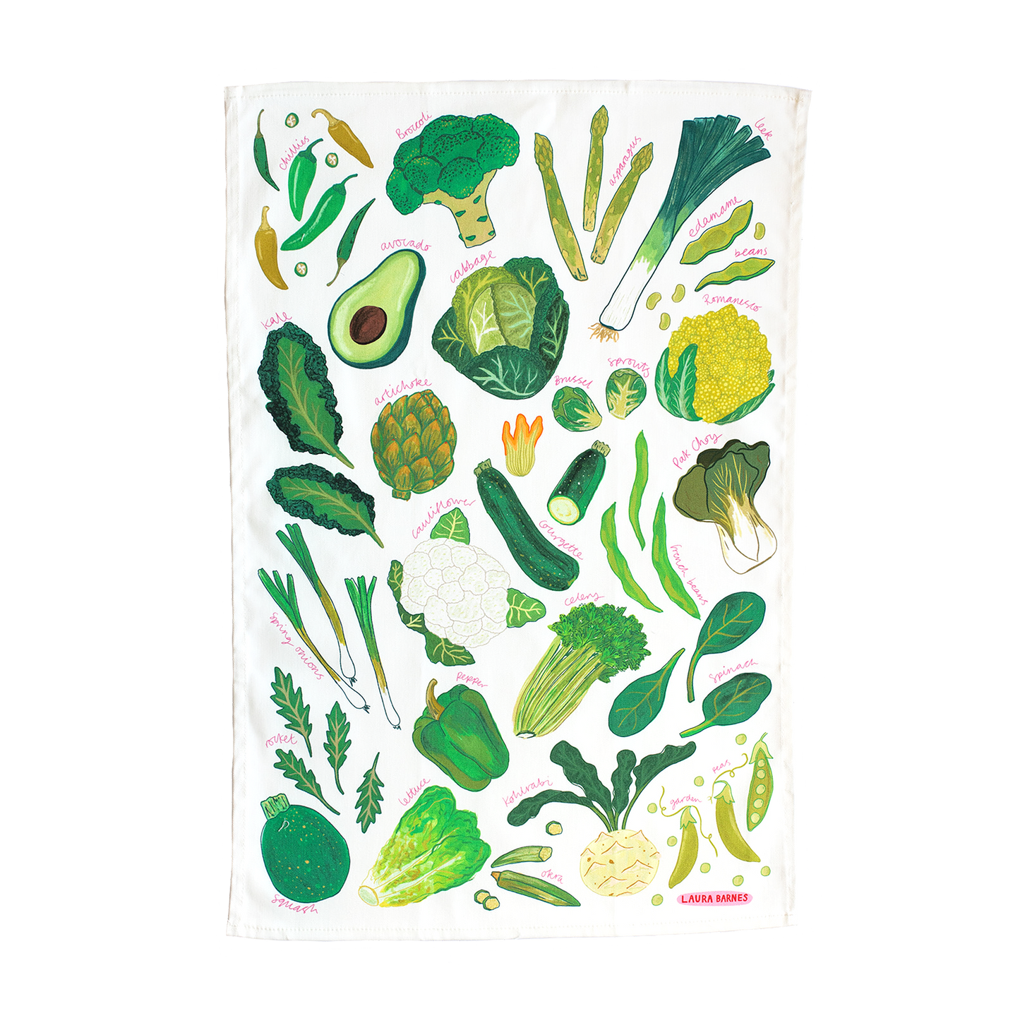 Torchon en coton biologique Green Veg