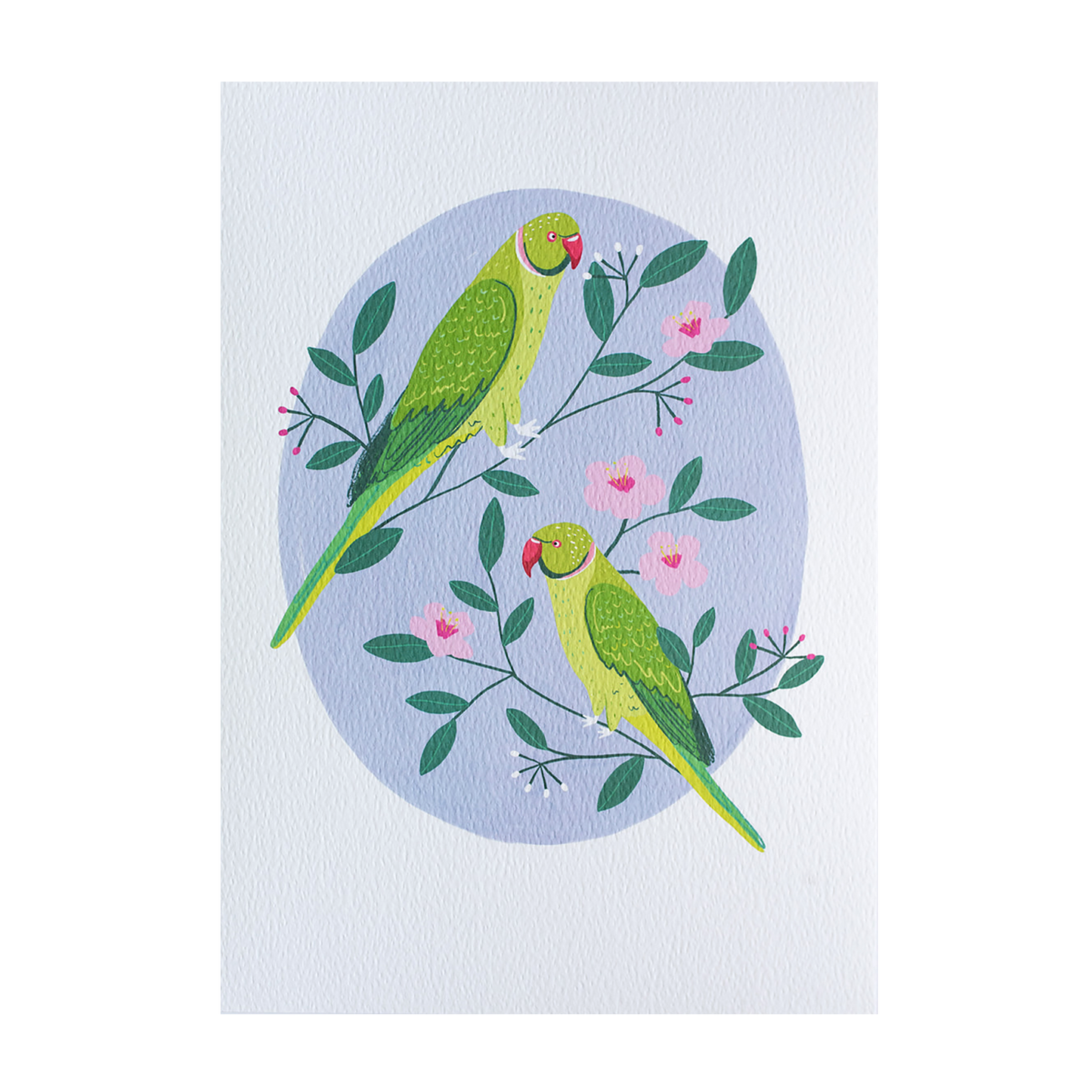 Parakeets Art Print