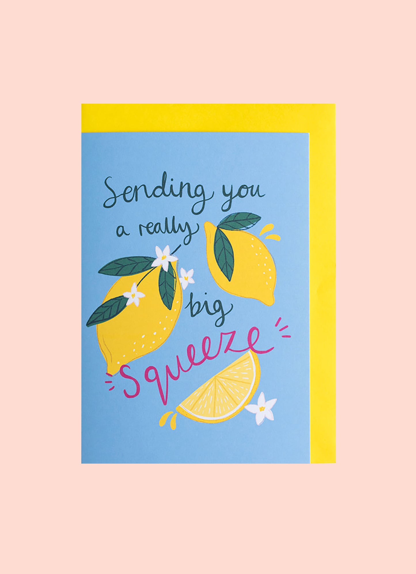 Je t'envoie un très gros bisou !
Carte botanique citron