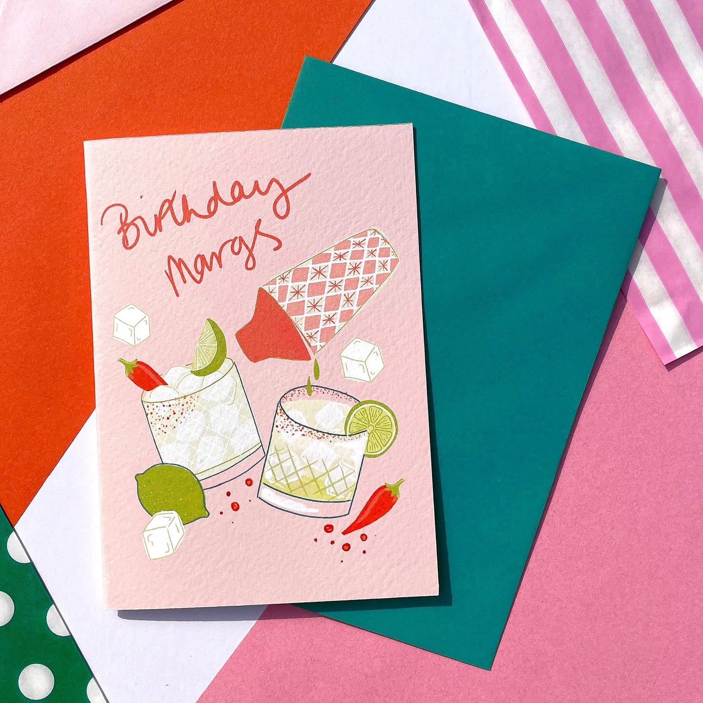 Tequila Margaritas Wrapping Paper