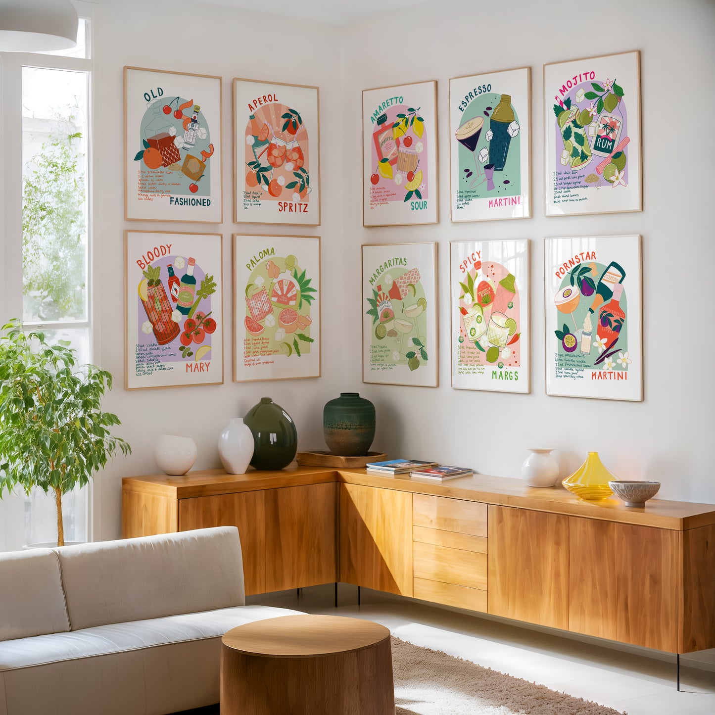 Spicy Marg Cocktail Art Print