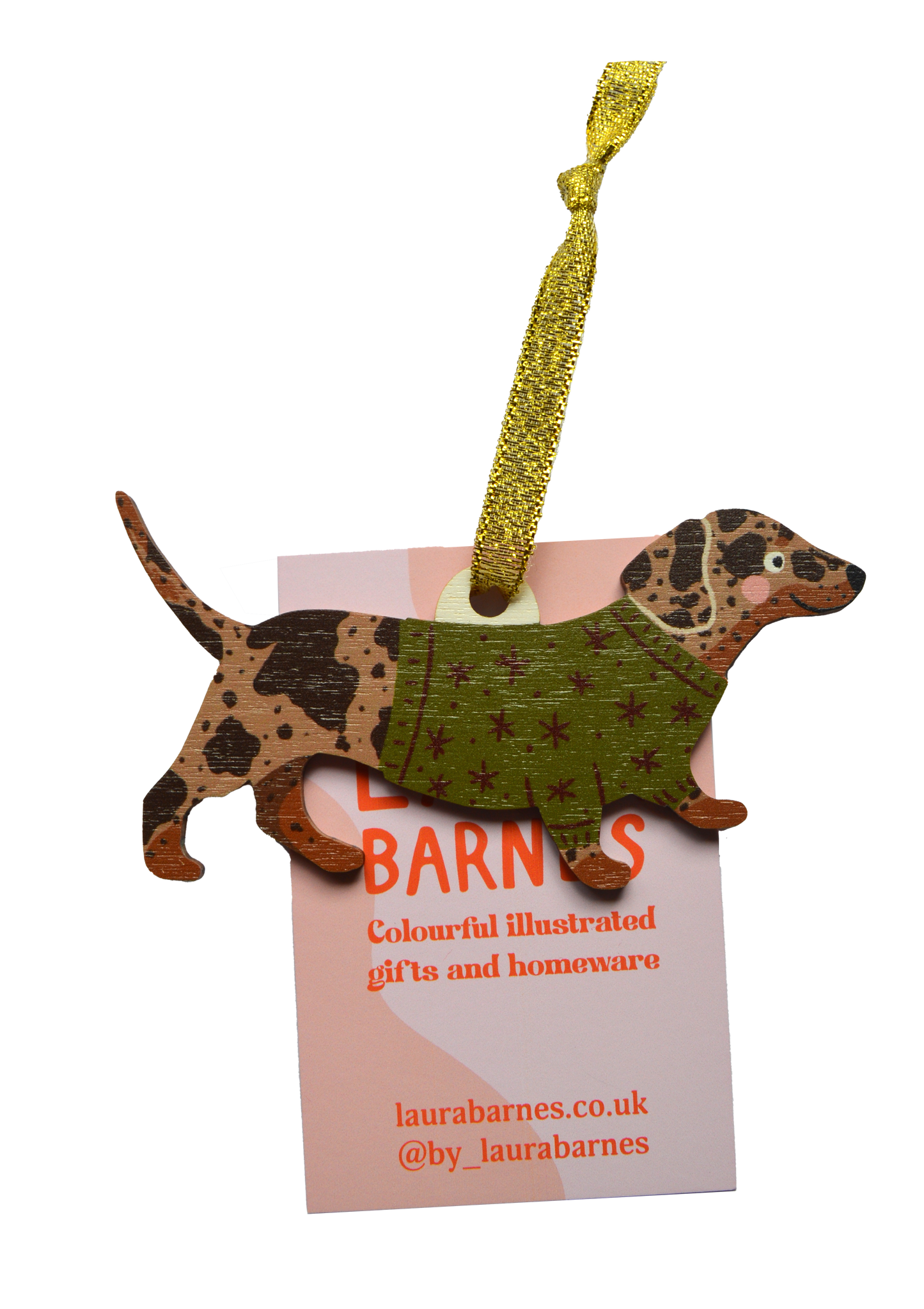 Dapple Dachshund Decoration