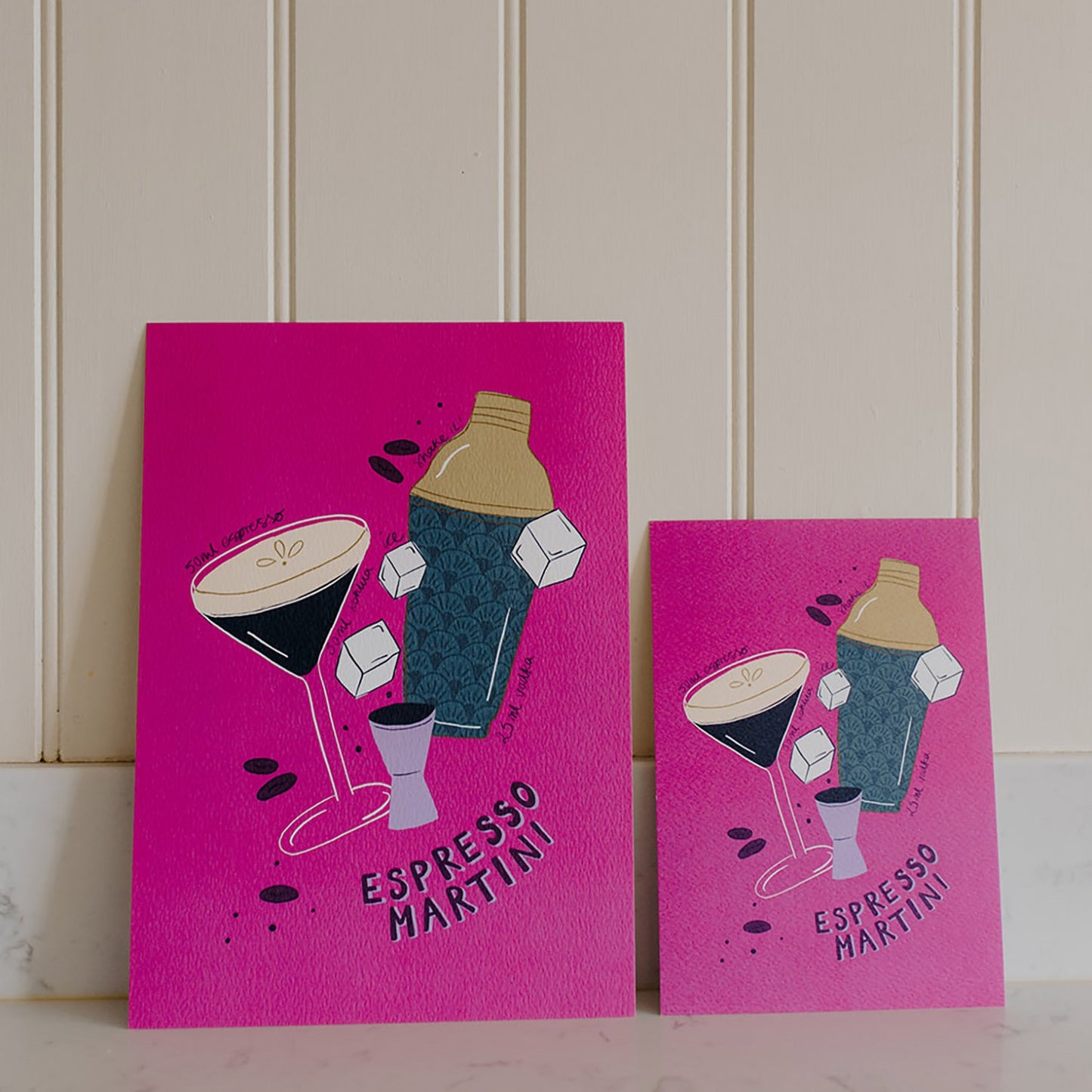 Espresso Martini Cocktail Art print