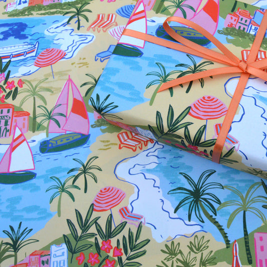 Côte d'Azur Wrapping Paper