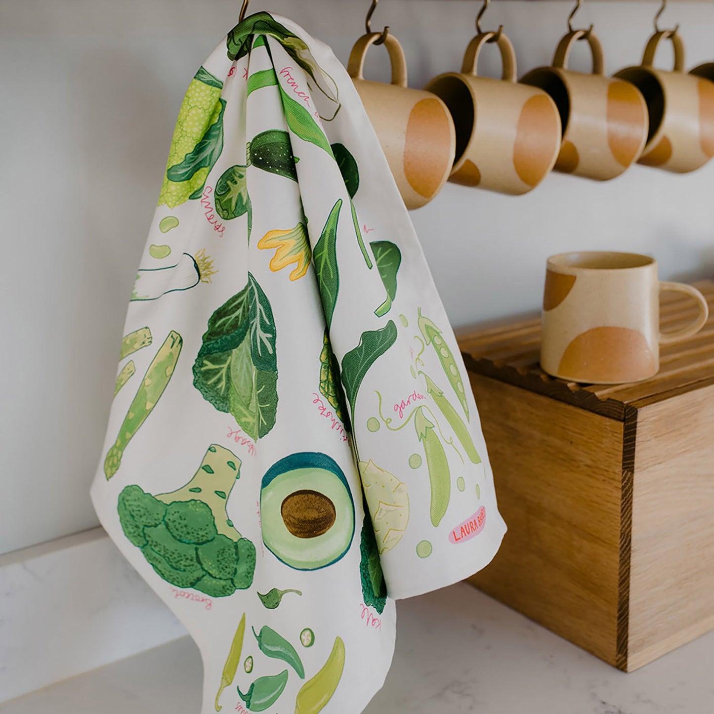 Torchon en coton biologique Green Veg