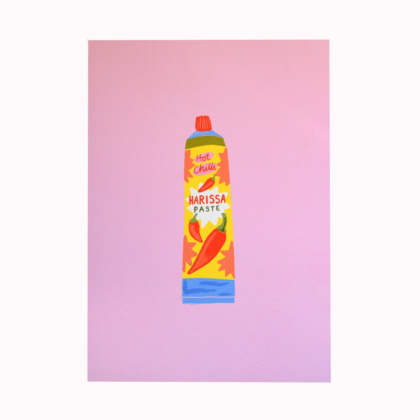 Impresión artística de pasta de harissa