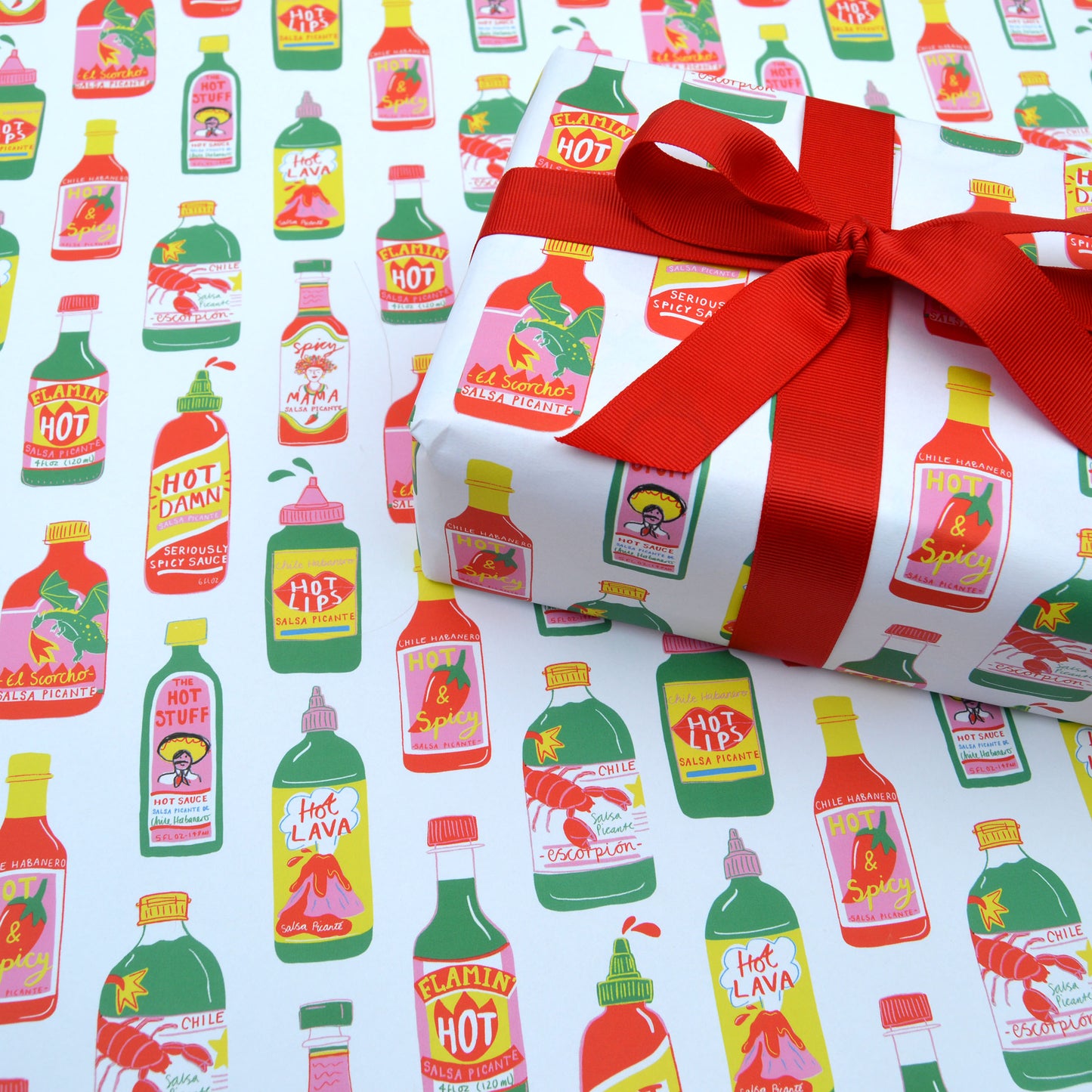 Hot Sauce Wrapping Paper