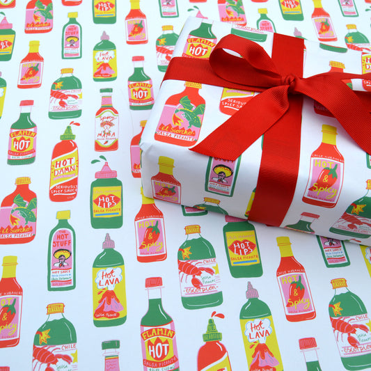 Hot Sauce Wrapping Paper