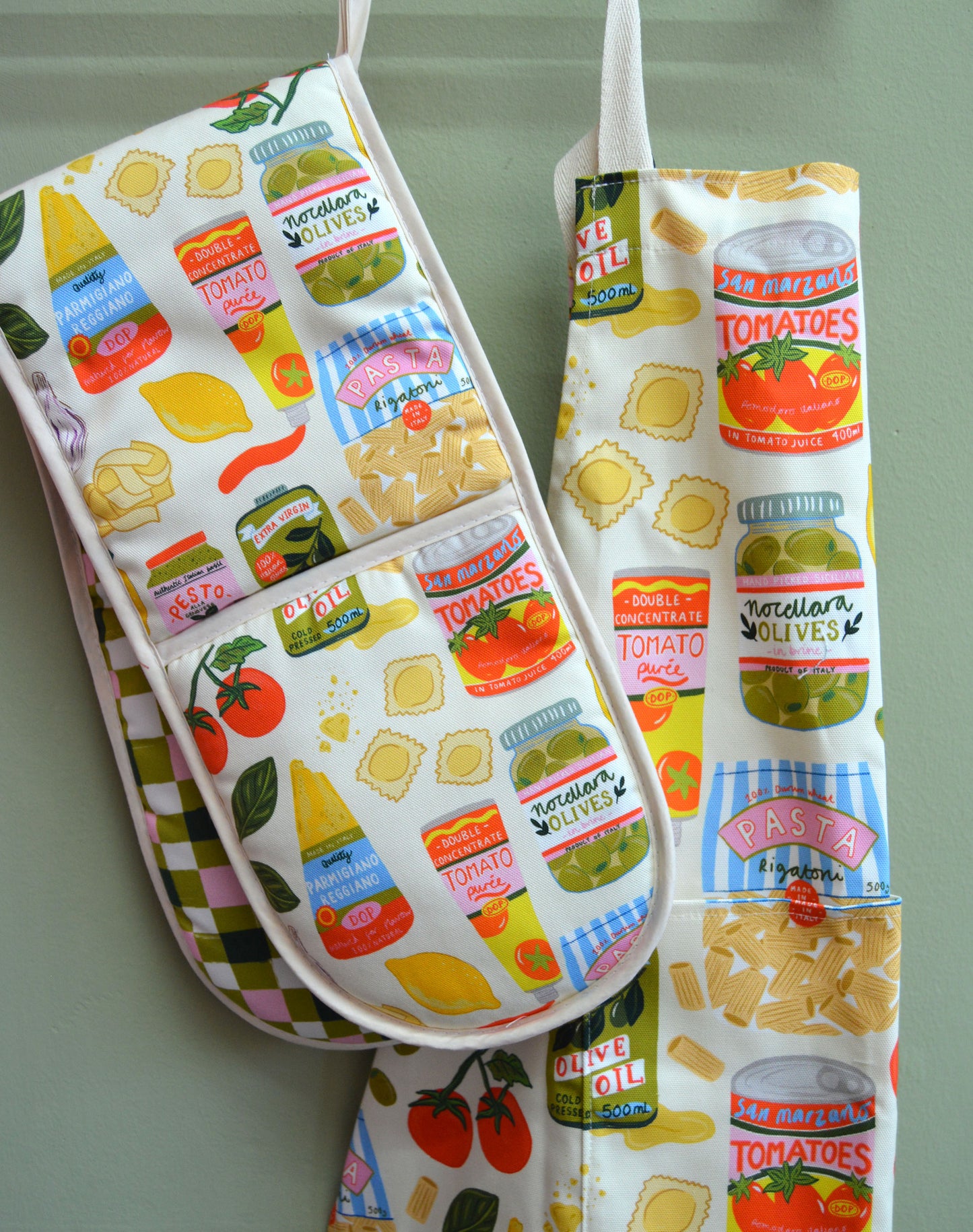 Italian Ingredients Organic Cotton Oven Gloves