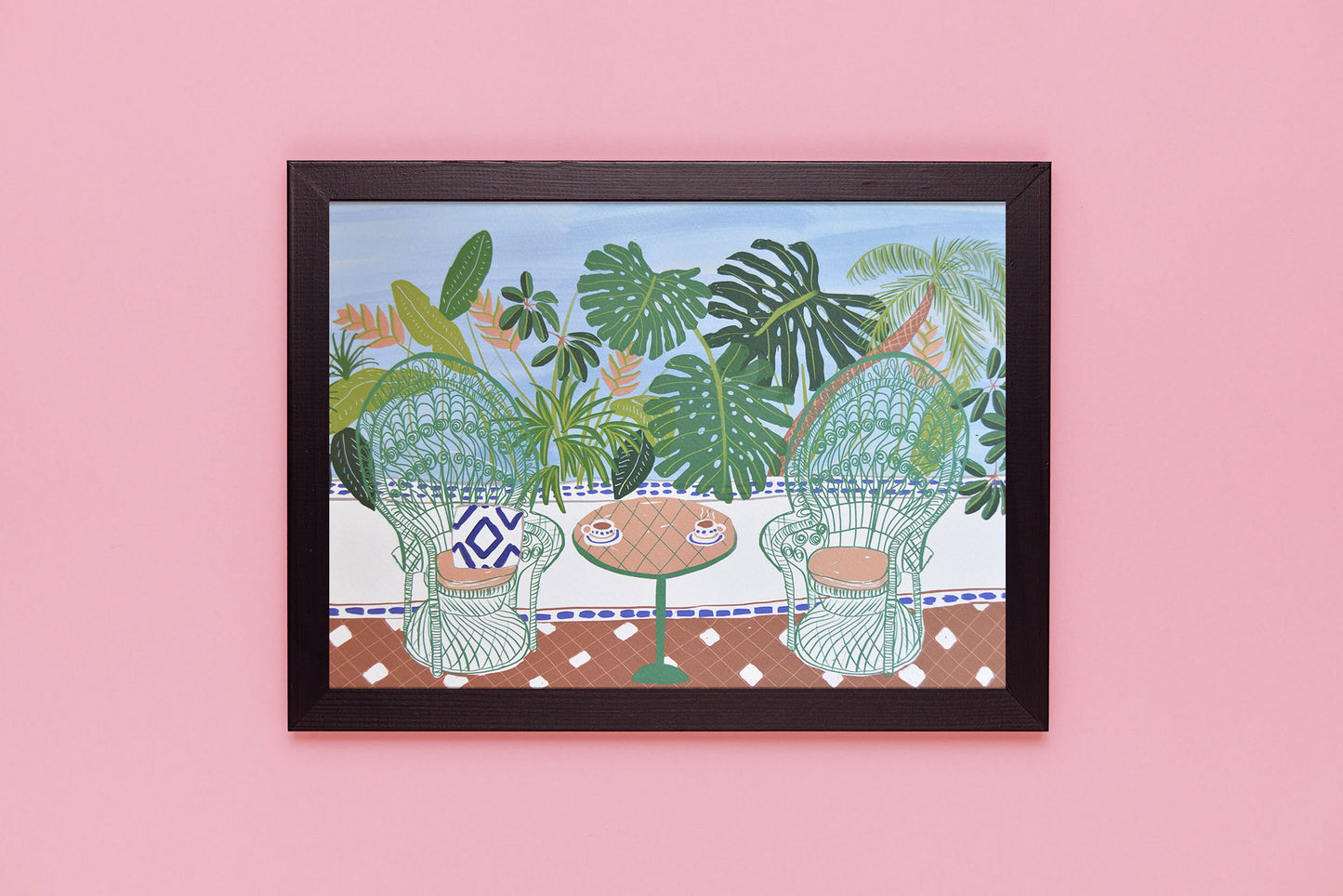 Impression d'art sur le balcon de la jungle