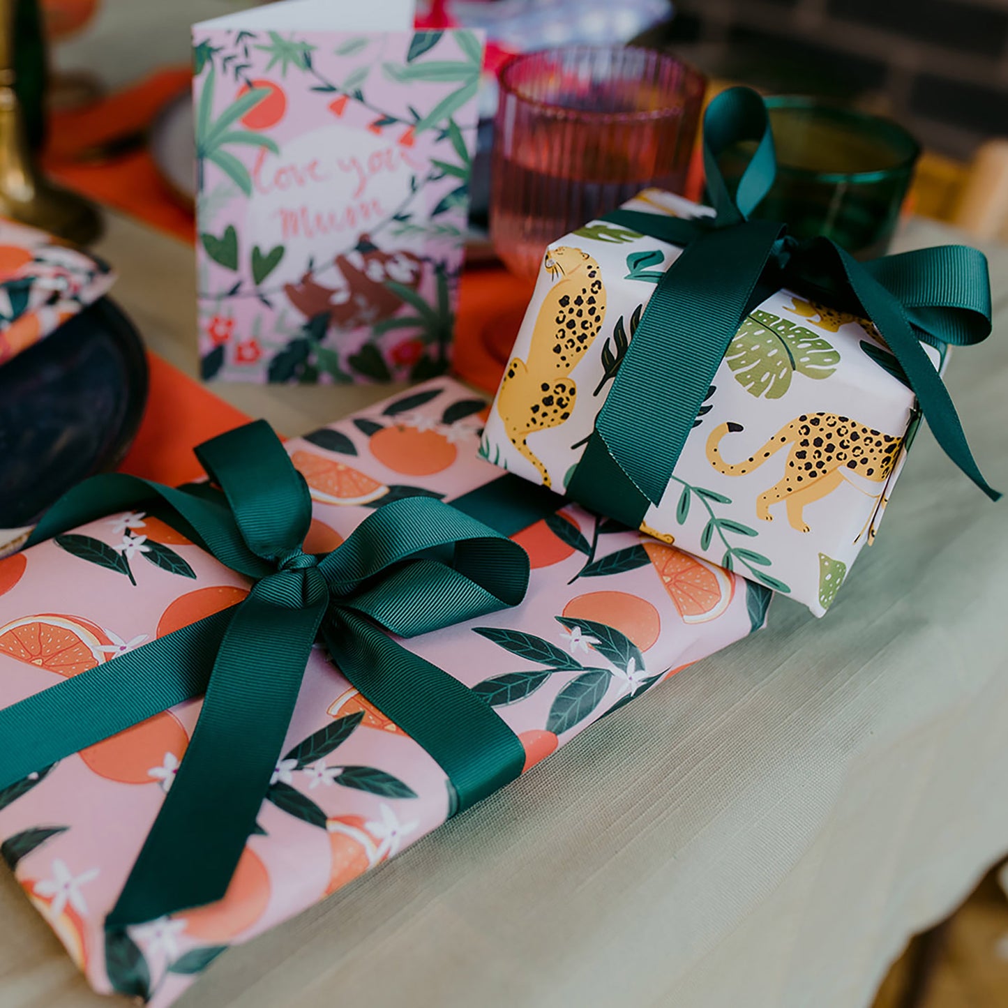 Jungle Leopard Wrapping Paper