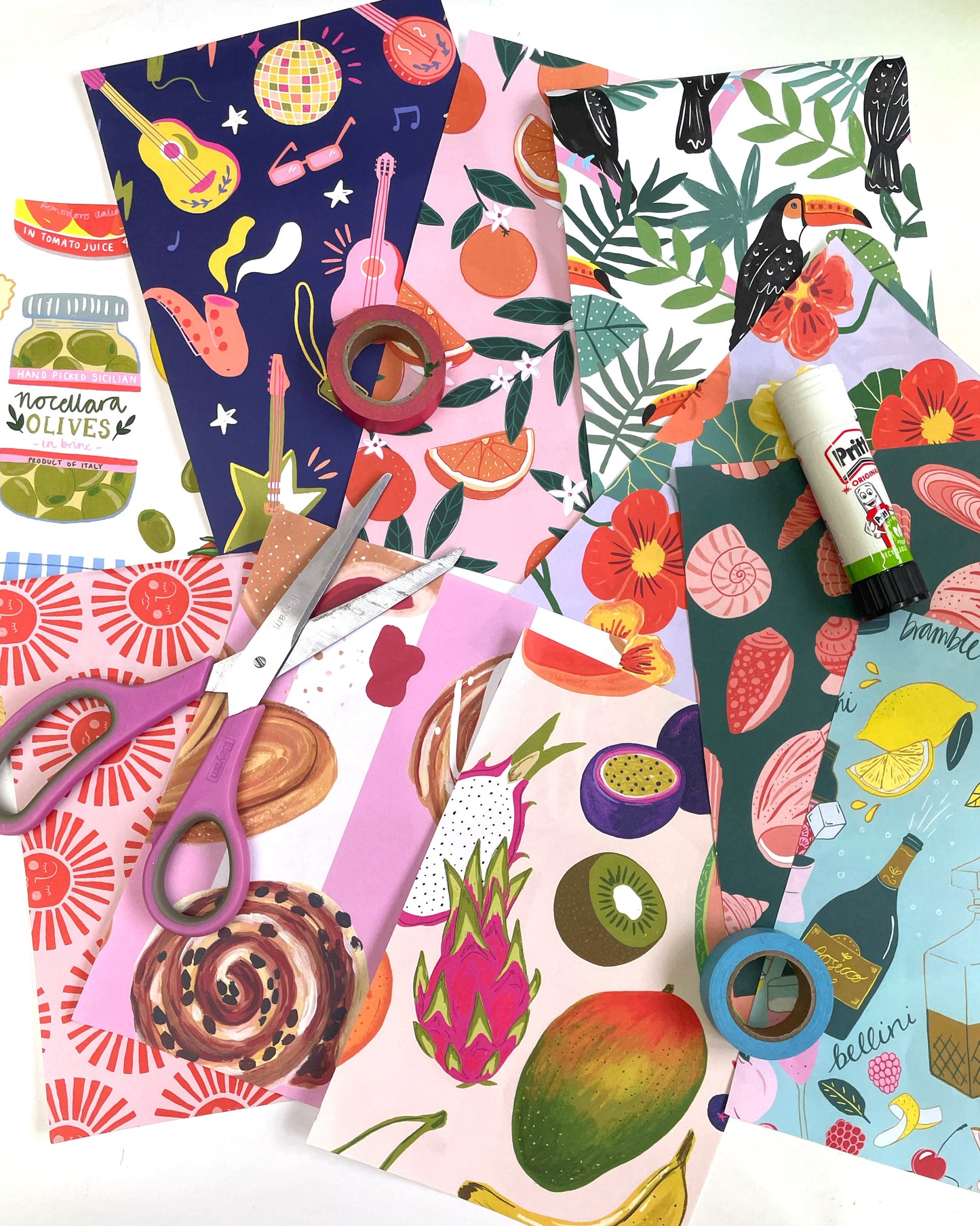 SECONDS Zero Waste Junk Journalling/scrapbooking/craft pages A5 size