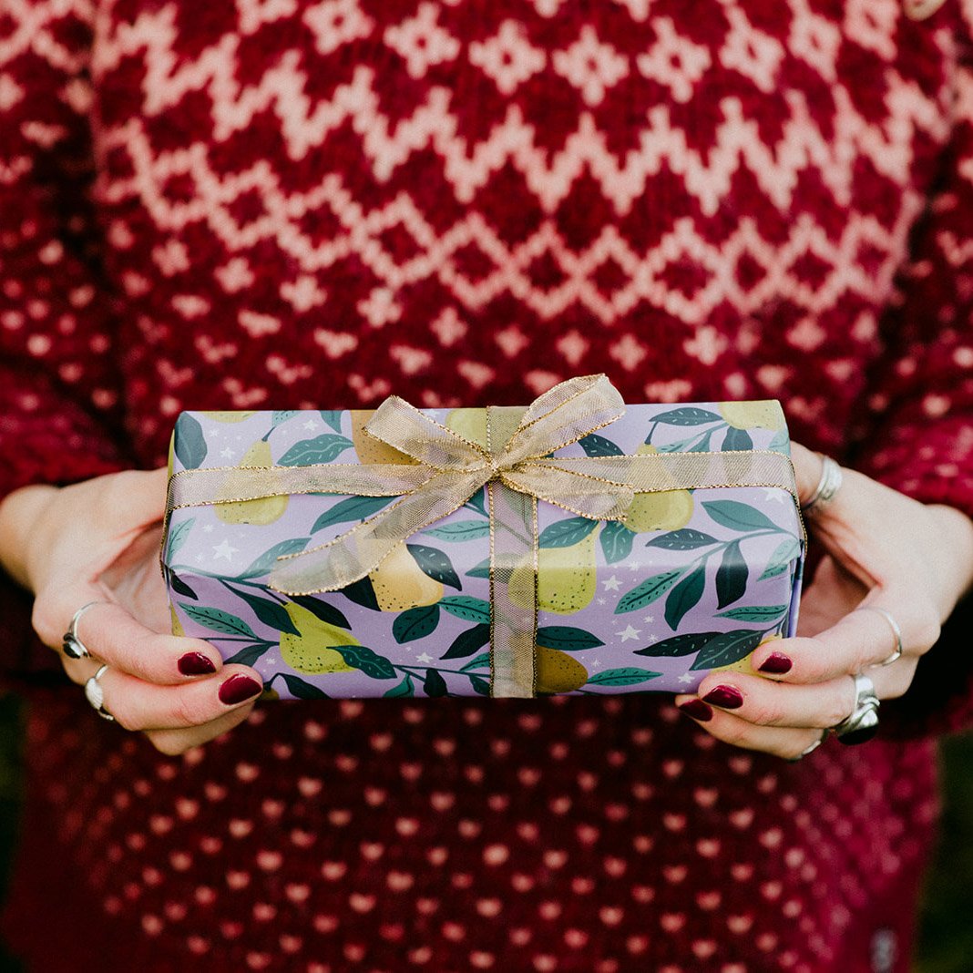 Hope your Christmas is just pear-fect!' card