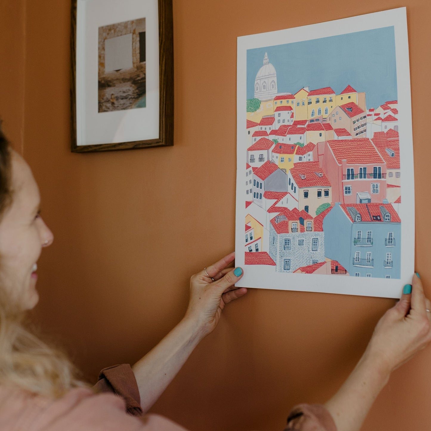 SECONDS Print Lisbon Rooftops A4 Size