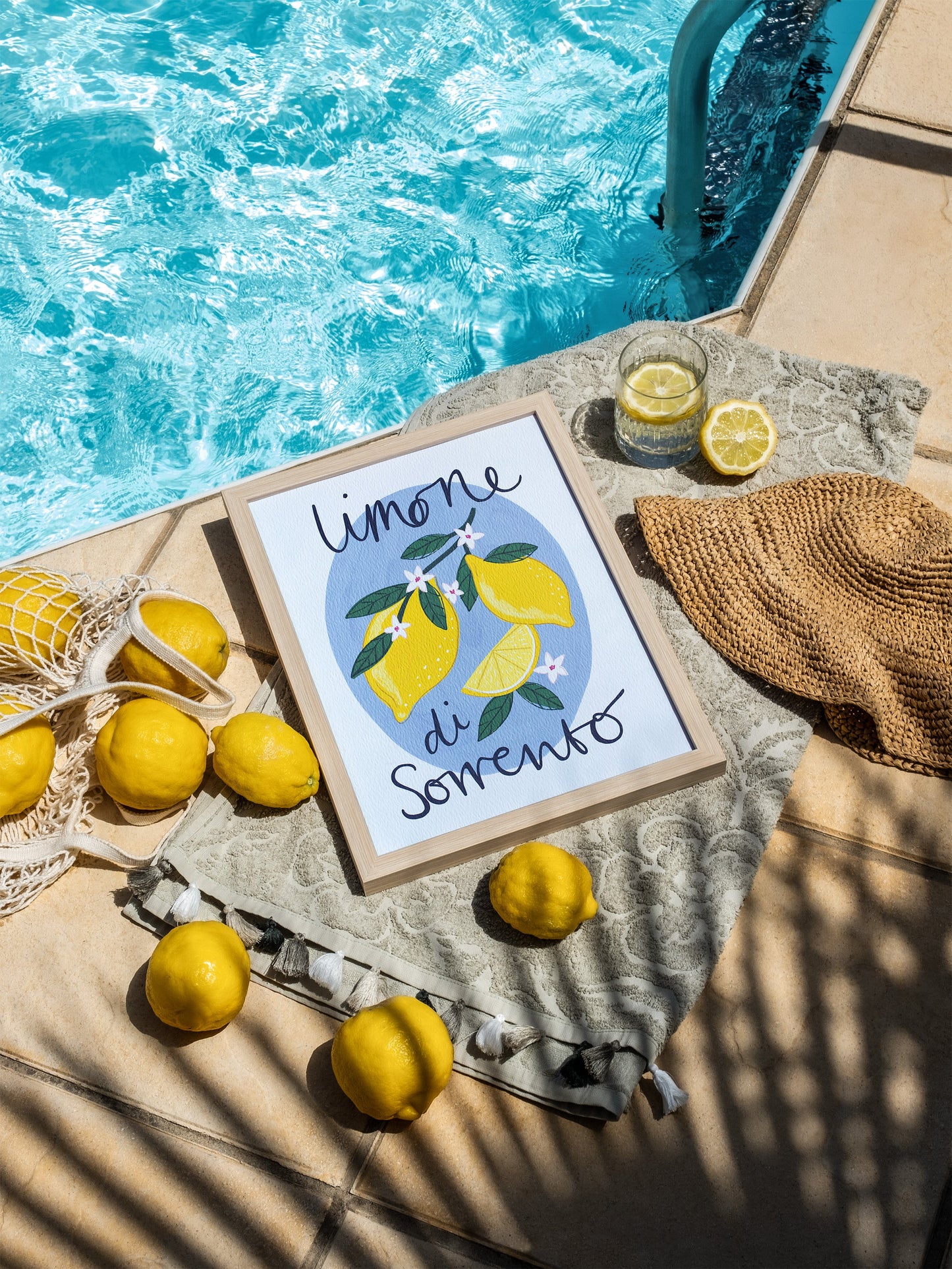 SECONDS Limone Di Sorrento Print 13.5cm x 20 cm