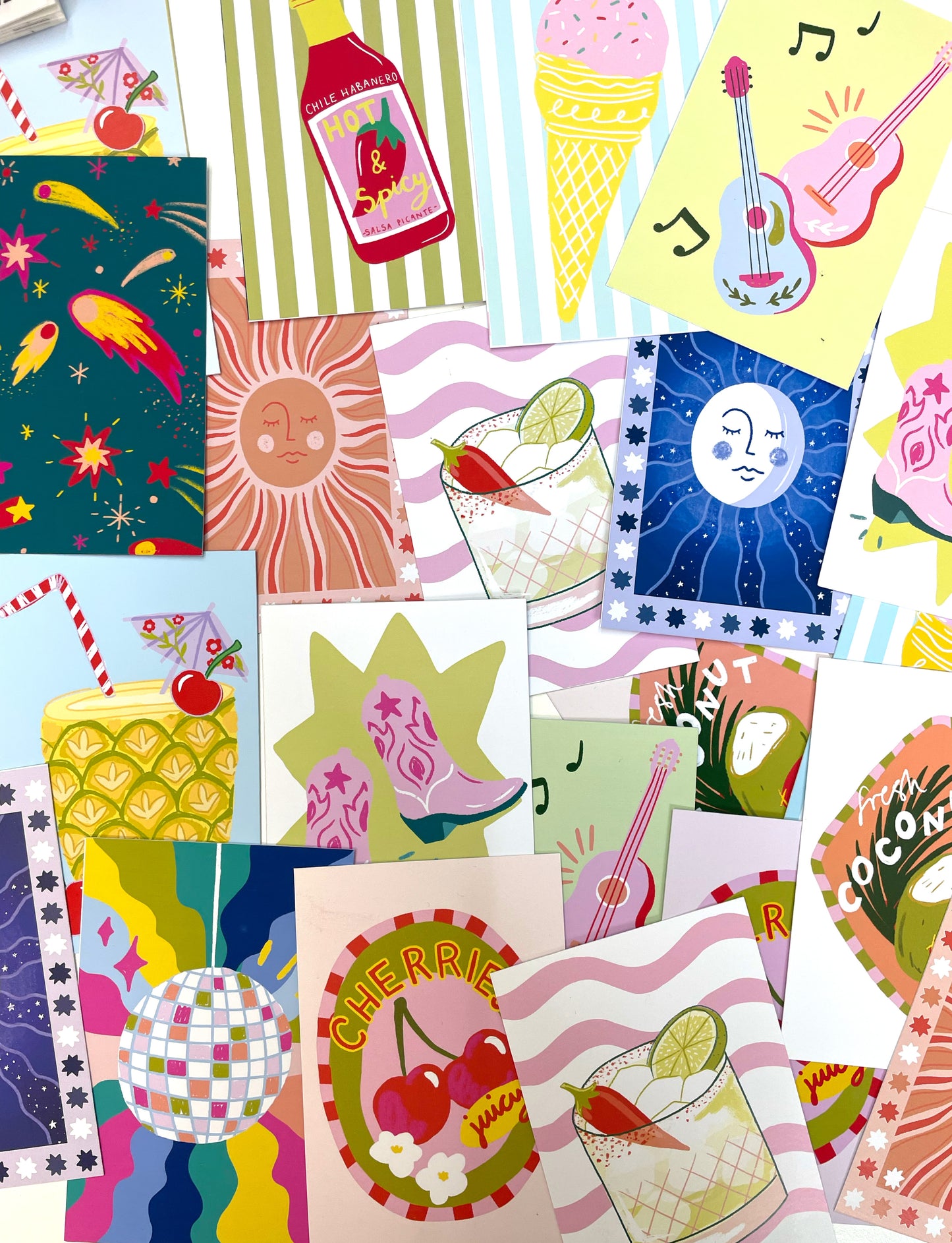 SECONDS Comets Mini Print