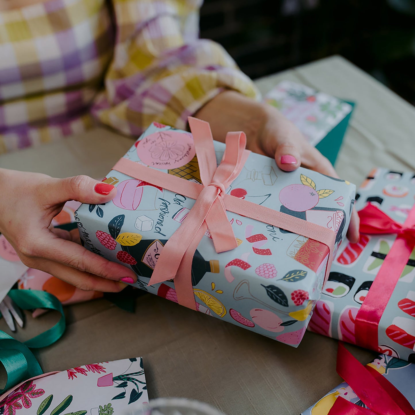Cocktail Party Wrapping Paper