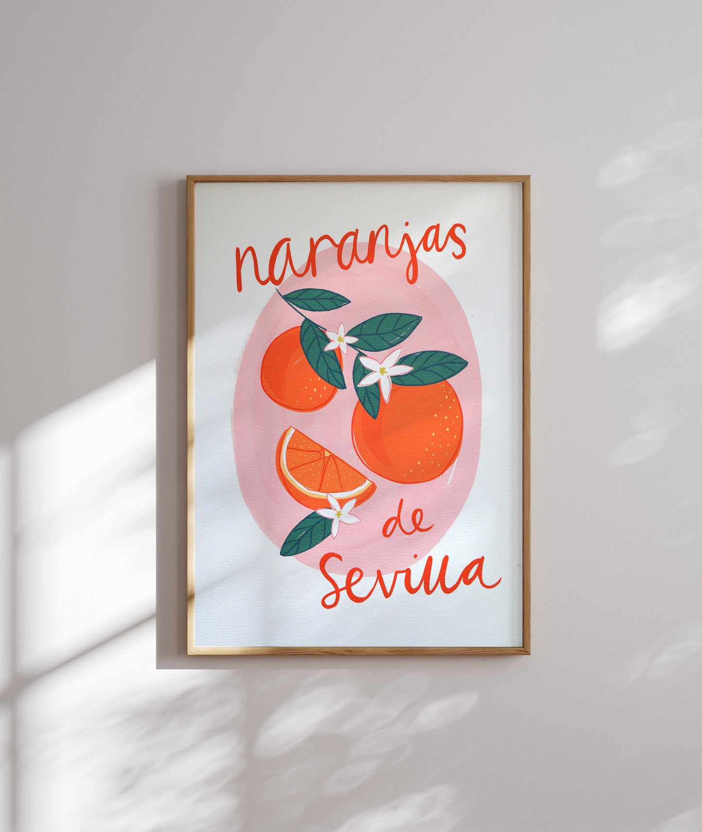 Lámina artística Naranjas de Sevilla