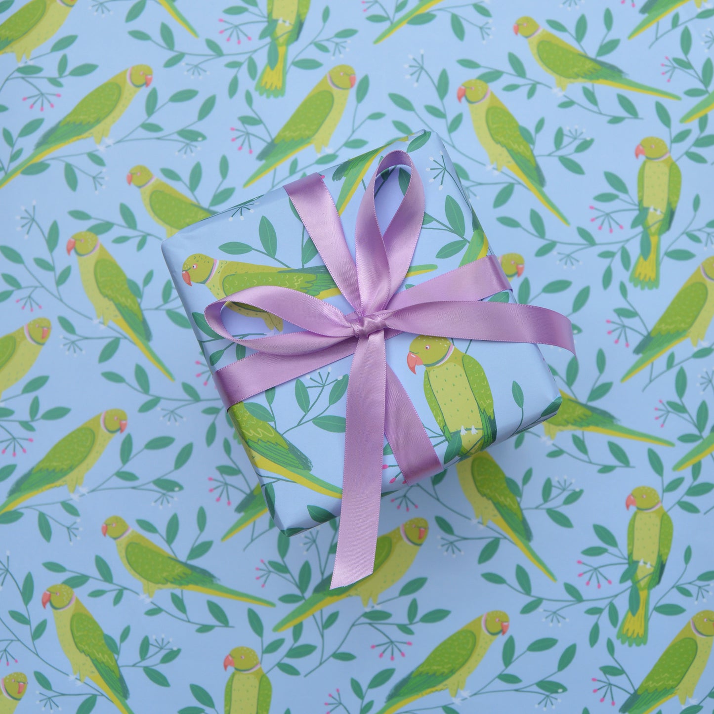 Parakeets Wrapping Paper