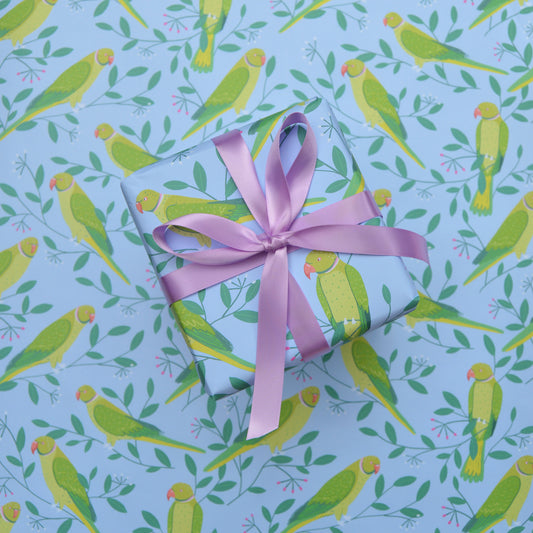 Parakeets Wrapping Paper