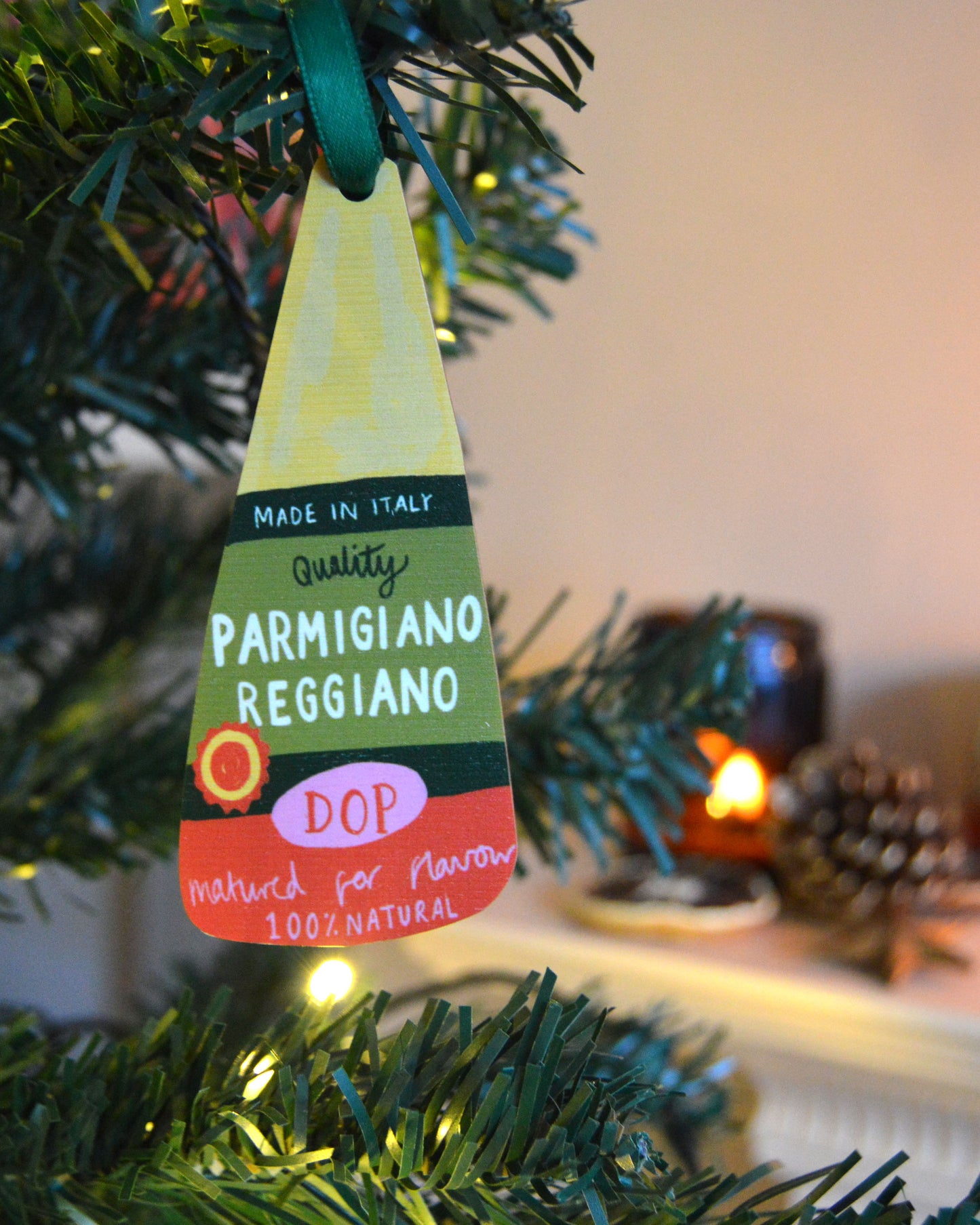 Parmesan Cheese Wooden Decoration