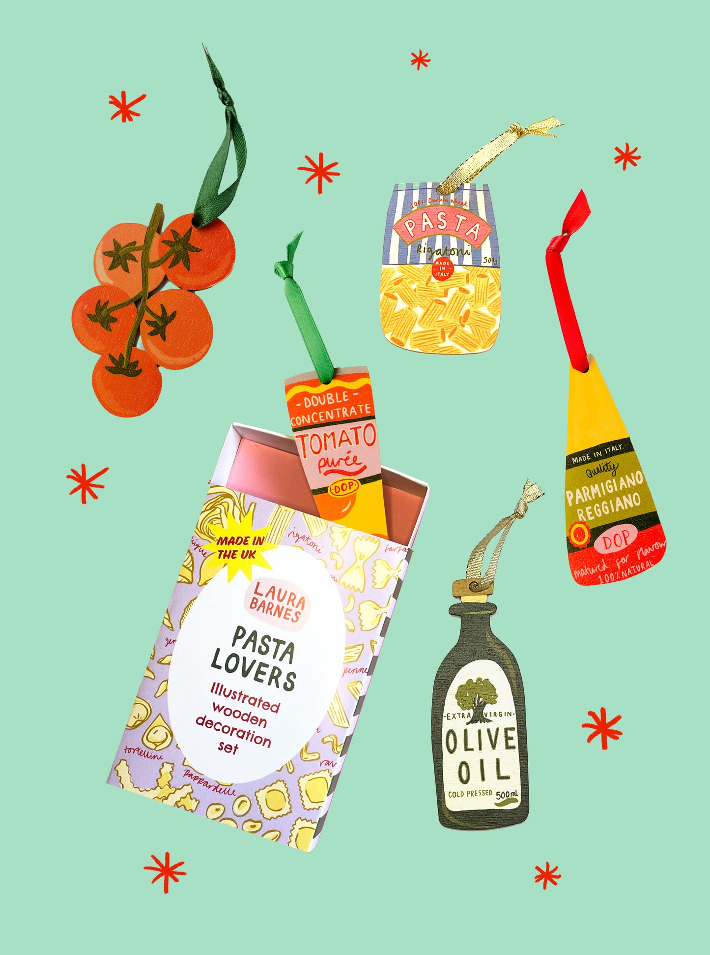 Pasta Lovers Decoration Gift Set