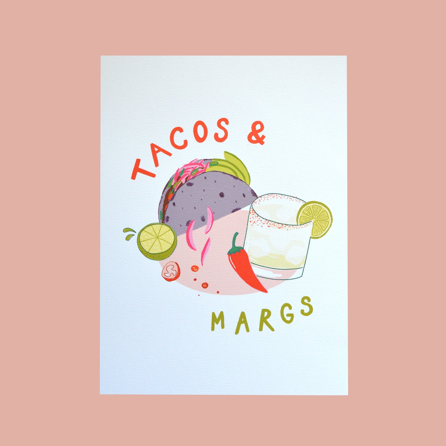 Impression d'art Tacos et Margs