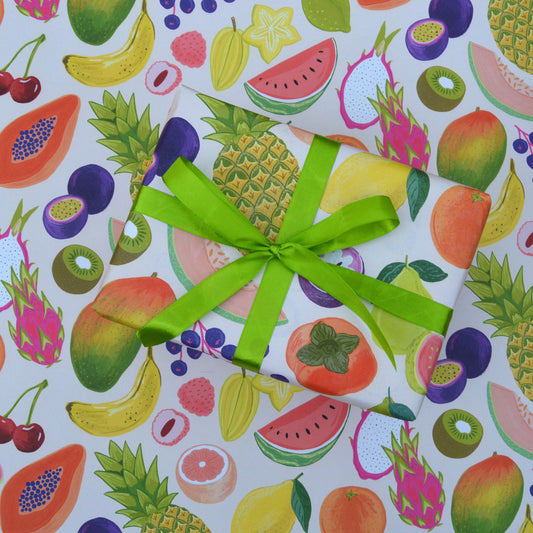 Tropical Fruit Wrapping Paper