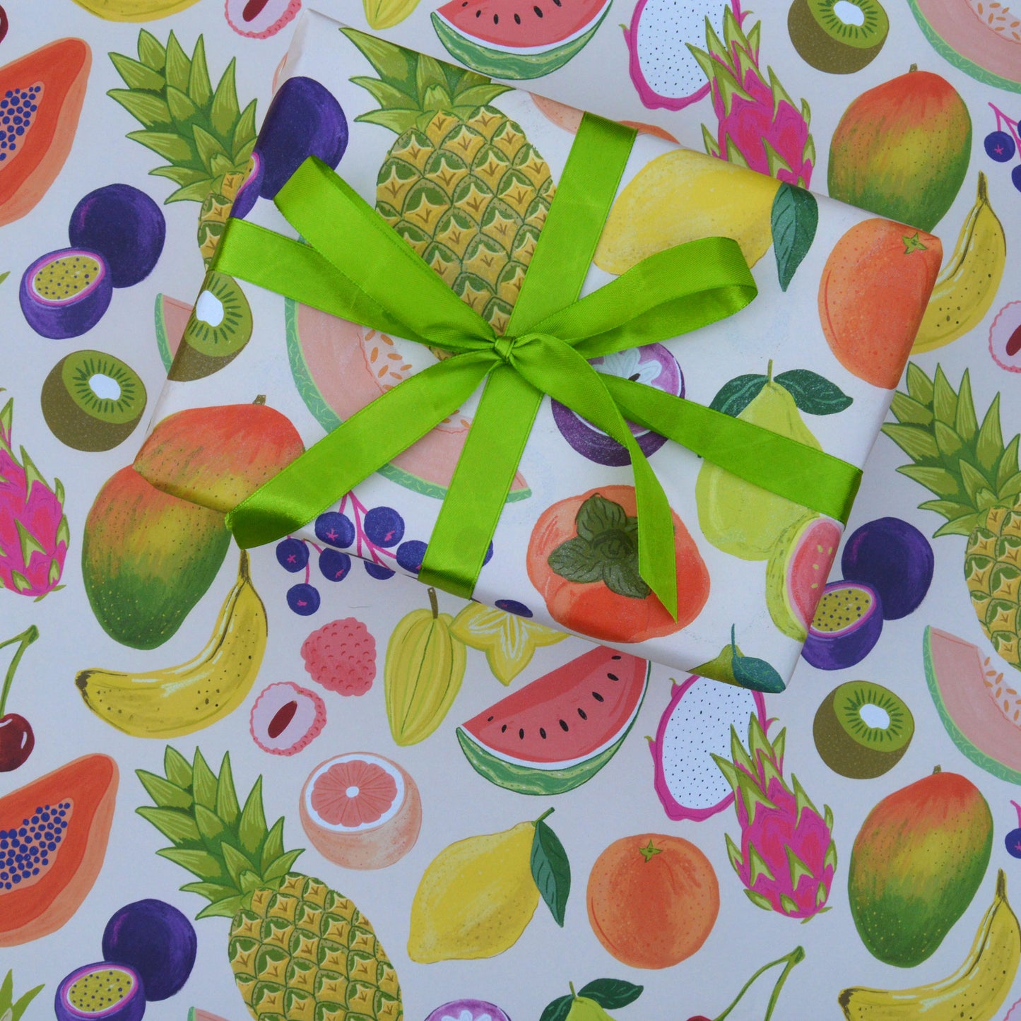 Tropical Fruit Wrapping Paper