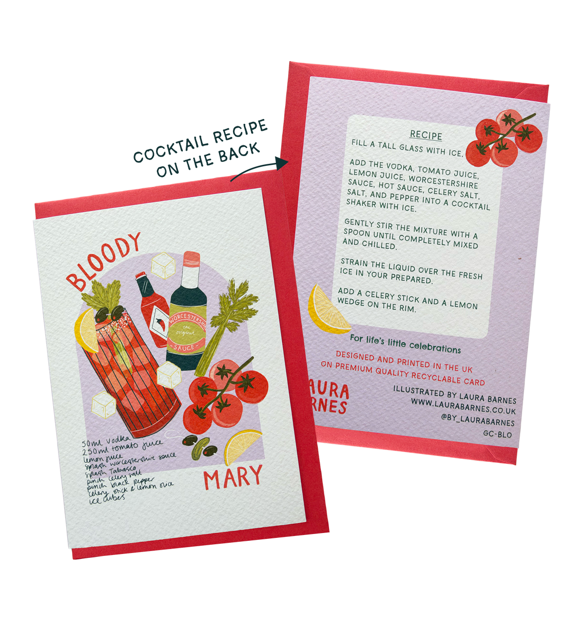 Je t'aime de ma tête carte de tomates