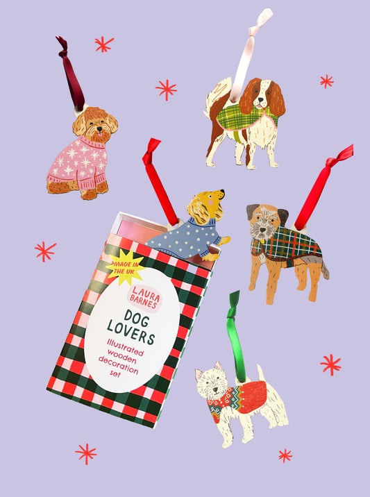 Dog Lovers Decoration Gift Set - small dogs