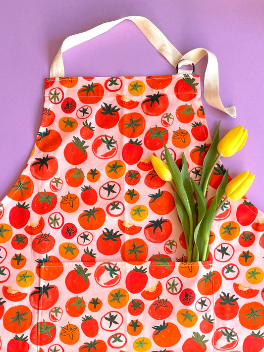 Pomodoro Tomatoes Organic Cotton Apron