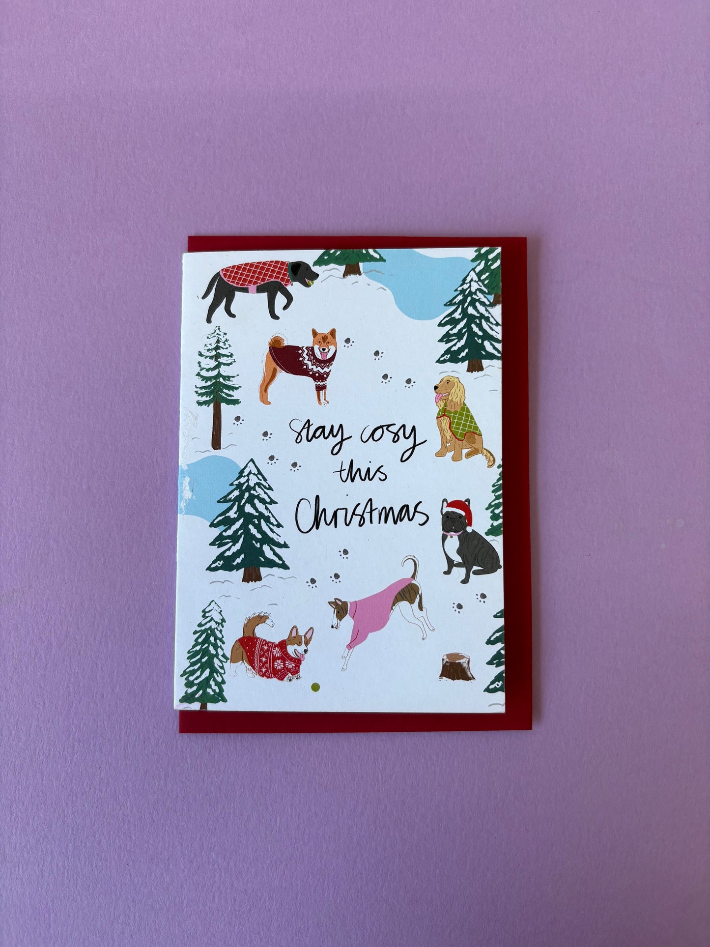 Carte de mariage pour l'heureux couple Margs