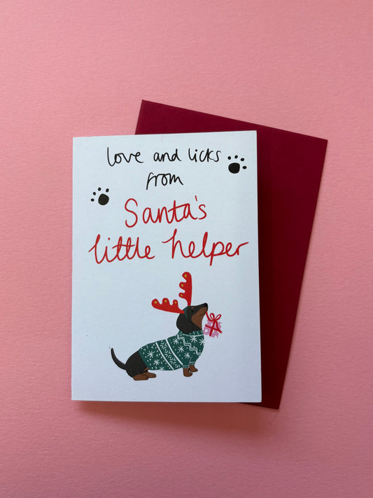 SECONDS - SANTA'S LITTLE HELPER CARD