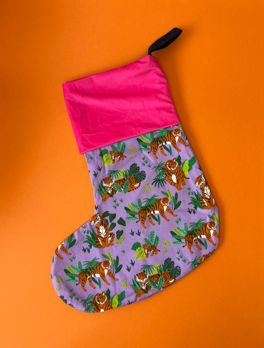 SAMPLE Tigers Christmas stocking