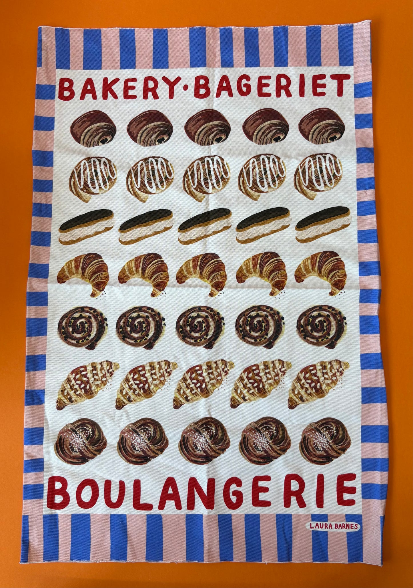SAMPLE Boulangerie Tea towel
