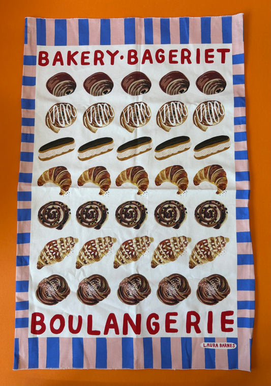 SAMPLE Boulangerie Tea towel