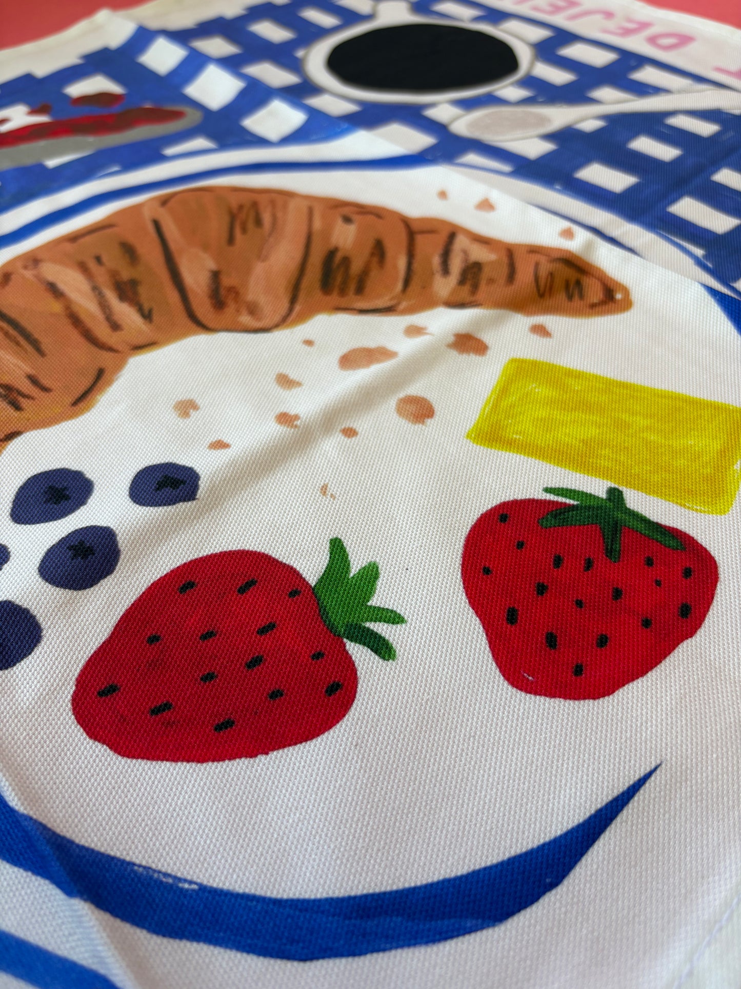 SAMPLE Petit Déjeuner Tea towel