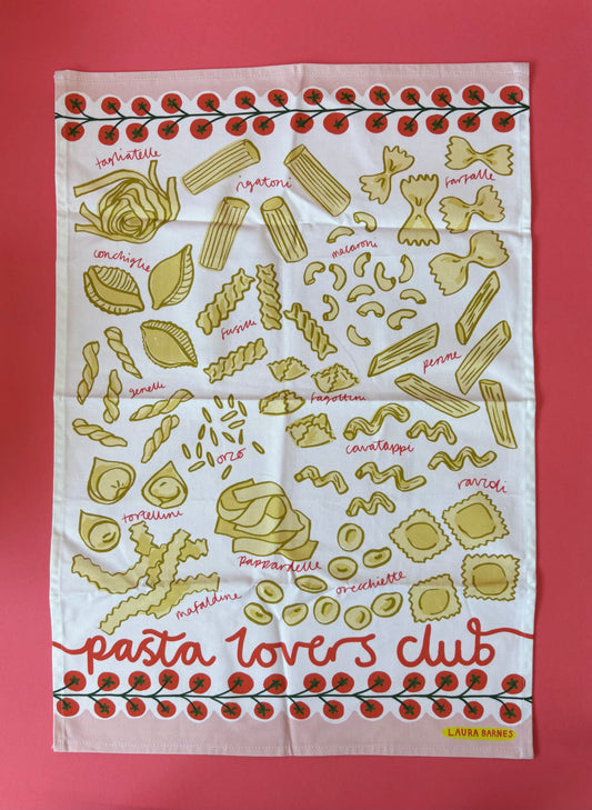 SAMPLE Pasta Lovers Tea towel