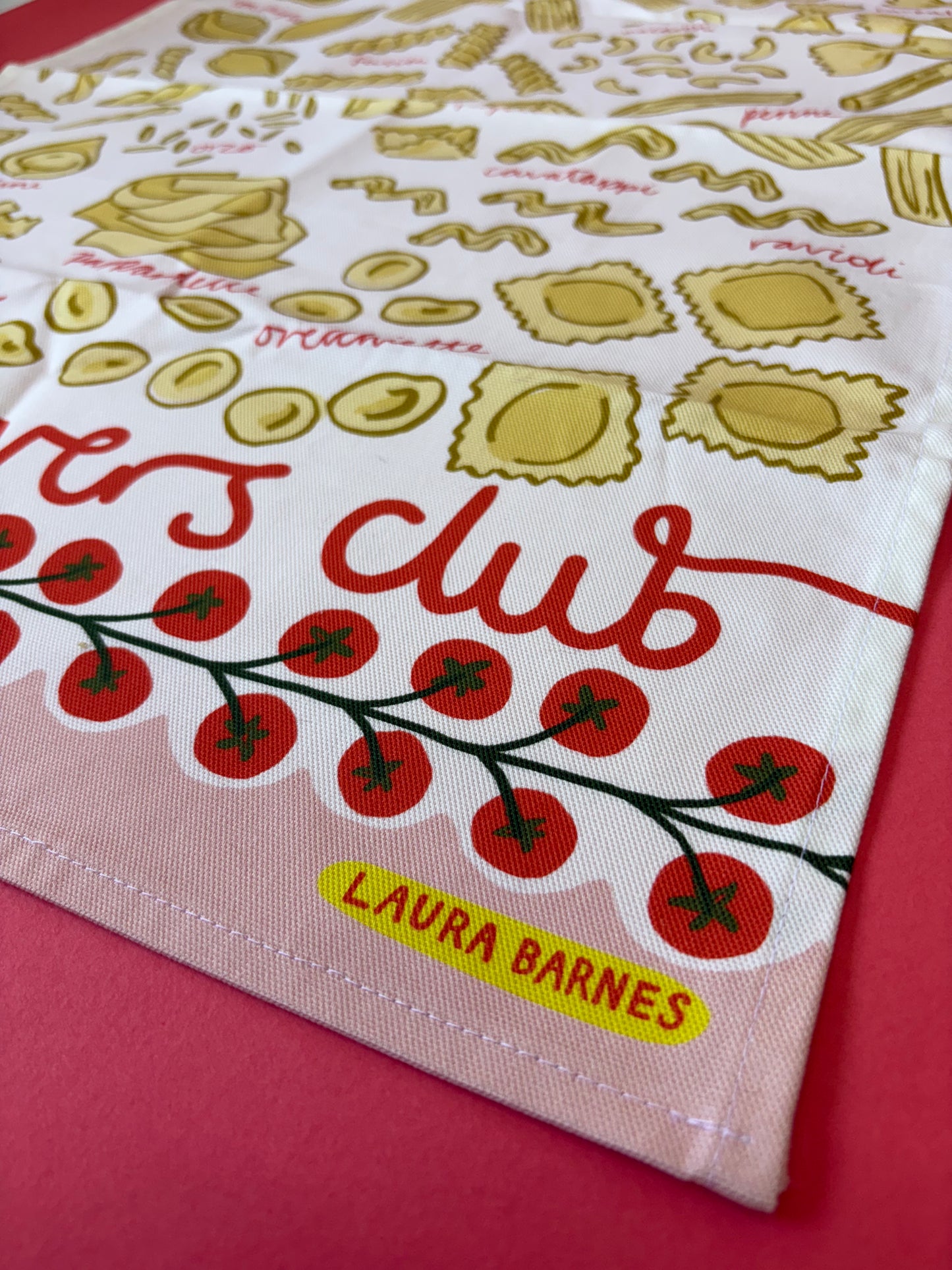SAMPLE Pasta Lovers Tea towel