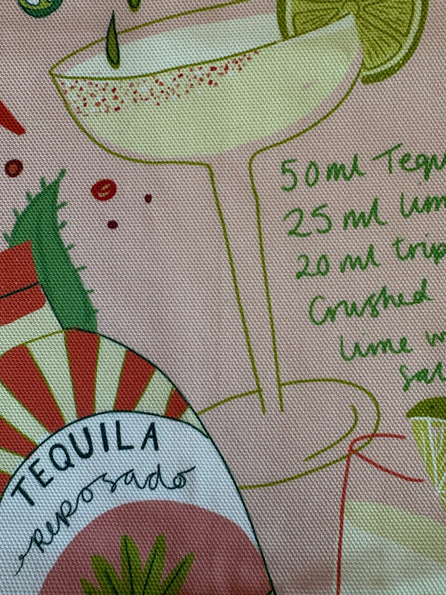 SAMPLE Margaritas Tea Towel