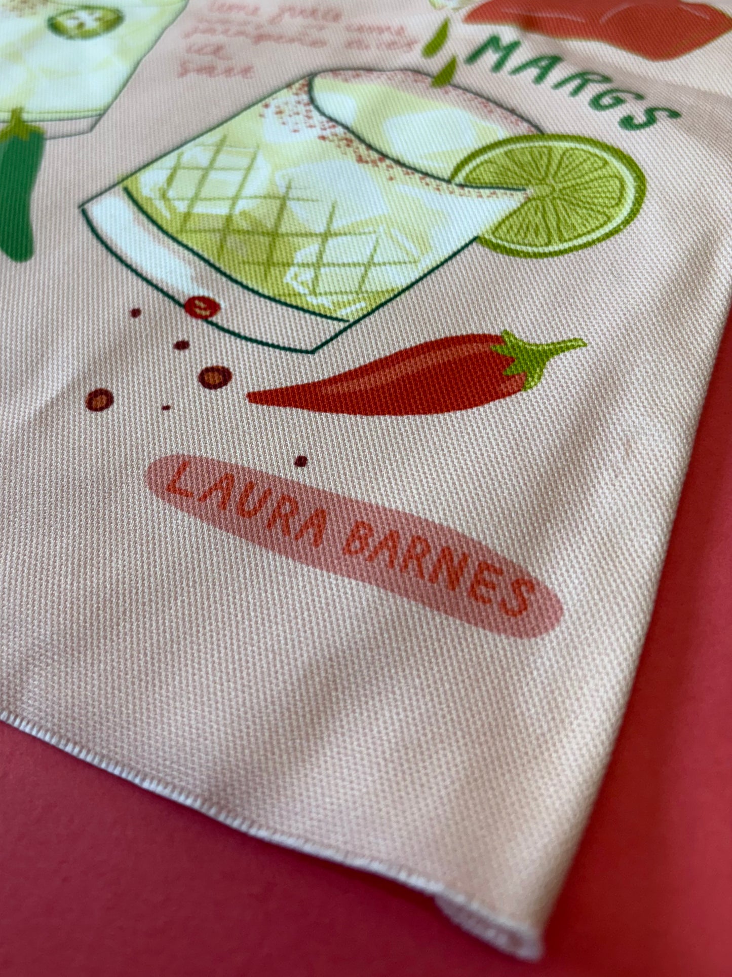 SAMPLE Margaritas Tea Towel