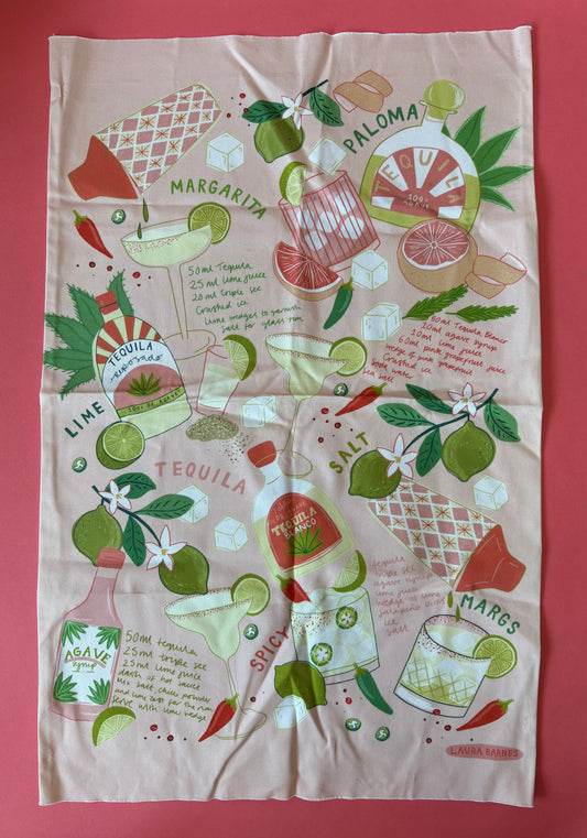 SAMPLE Margaritas Tea Towel