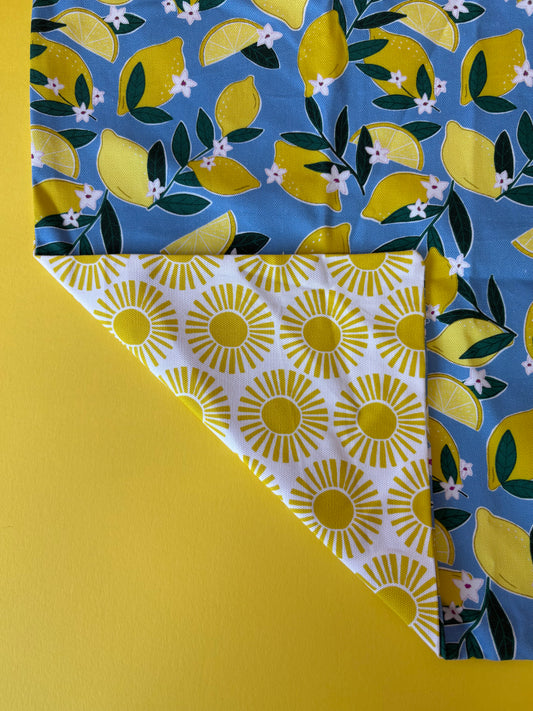 SAMPLE Lemons & Sunshine Cushion Cover